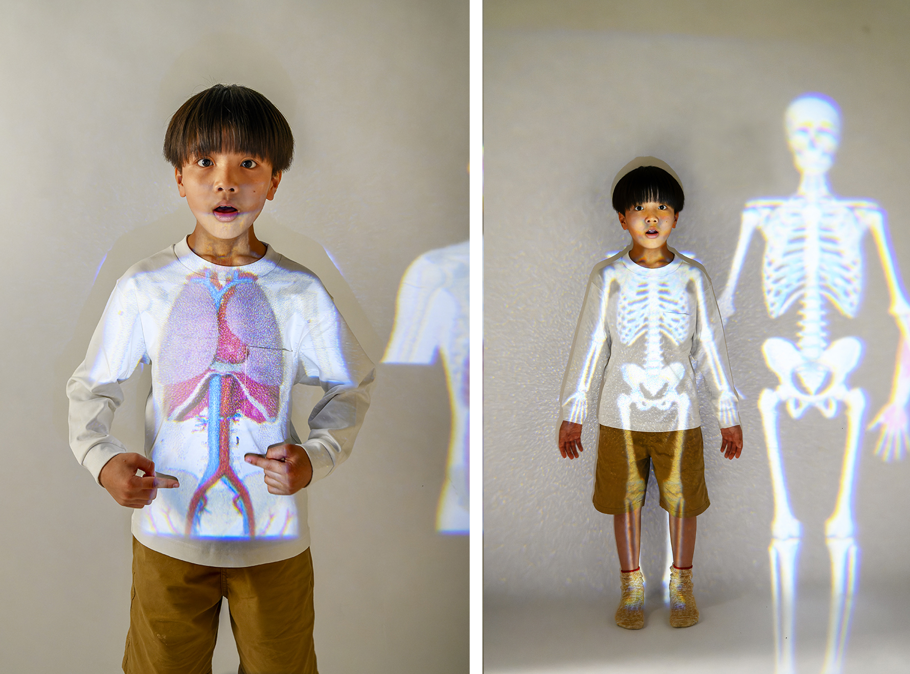 「原寸大だからまるで自分の体が透けちゃったかのよう」画像